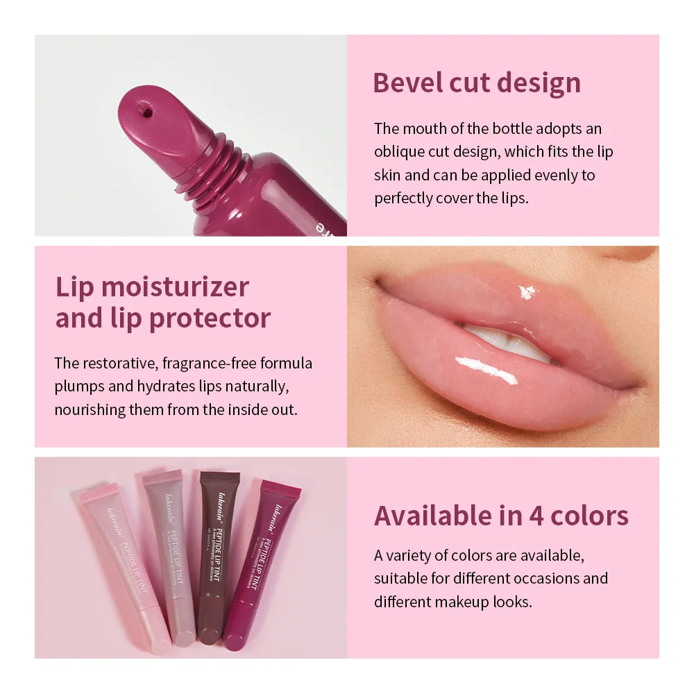 LAKERAIN 10ml Mirror Lip Glaze Moisturizes - Lip Enrichment Oil
